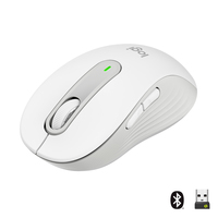 [12578007000] Logitech Signature M650 Wireless Mouse - Right-hand - Optical - RF Wireless + Bluetooth - 2000 DPI - White