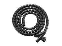 Equip Spiral-Kabelschlauch 250cm für Untertischmontage sw