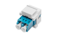 [17826942000] DIGITUS Fiber optic LC/LC duplex coupler, Singlemode, Keystone module