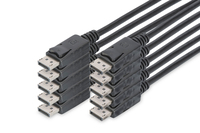 DIGITUS DisplayPort Connection Cable, Pack of 10 pcs.