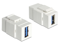 [2874212000] Delock USB3.0 A f/f - White - USB3.0 A - USB3.0 A - 17.1 mm - 35.2 mm - 22.3 mm