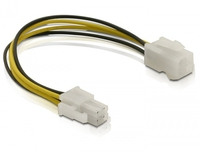 Delock Power cable P4 male/female - 0.15 m - P4 - Male - Female