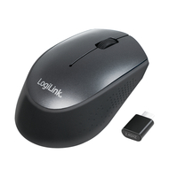 [5951972000] LogiLink ID0160 - Beidhändig - Optisch - RF Wireless - 1200 DPI - Schwarz