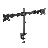 [5185381000] LogiLink BP0022 - Clamp/Bolt-through - 8 kg - 33 cm (13") - 68.6 cm (27") - 100 x 100 mm - Black