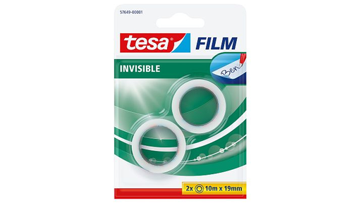 [3886418000] Tesa 57649 - 10 m - Transparent - 19 mm - 2 Stück(e)