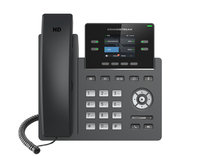 [7560167001] Grandstream GRP2612W - IP Phone - Black - Wired handset - In-band - Out-of band - SIP info - Supervisor - User - 2 lines