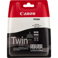 Canon PGI-525PGBK Pigment Black Ink Cartridge (Twin Pack) - Pigment-based ink - 2 pc(s) - Multi pack