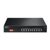Edimax GS-1008P V2 - Gigabit Ethernet (10/100/1000) - Full duplex - Power over Ethernet (PoE)