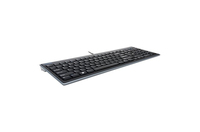 [1955786000] Kensington Advance Fit™ Full-Size Slim Keyboard - Full-size (100%) - Wired - USB - QWERTZ - Black