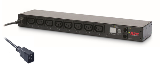 APC AP7921B - Metered - Switched - 0U/1U - Horizontal/Vertical - Black - 8 AC outlet(s) - C13 coupler