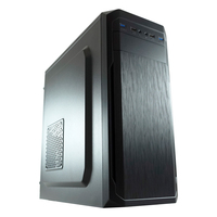 [11373218000] LC-Power 7039B - Midi Tower - PC - Schwarz - ATX - micro ATX - Mini-ITX - Metall - Kunststoff - 14,5 cm