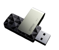 [5565937000] Silicon Power Blaze B30 - 256 GB - USB Typ-A - 3.2 Gen 1 (3.1 Gen 1) - Schutzhülle - 14,8 g - Schwarz - Silber