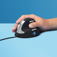 R-Go HE Mouse R-Go HE ergonomic mouse - medium - right - wired - Right-hand - USB Type-A - 3500 DPI - Black