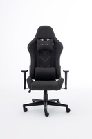 [14066575000] Raptor Gaming GS-100 - Padded seat - Padded backrest - Black - Black - Fabric - Black