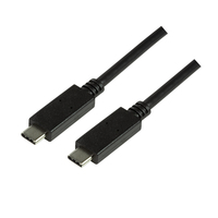 [6724098000] LogiLink CU0128 - 0,5 m - USB C - USB C - USB 3.2 Gen 2 (3.1 Gen 2) - 10000 Mbit/s - Schwarz
