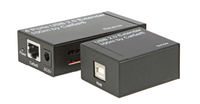 EFB Elektronik USB2.0 Extender Cat.5e/6 100m, 4-Port, inkl. Netzteil