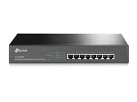 TP-LINK TL-SG1008MP - Unmanaged - Gigabit Ethernet (10/100/1000) - Power over Ethernet (PoE) - Rack-Einbau