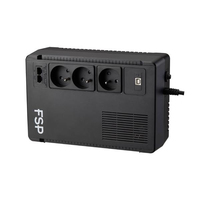 [9801831000] FSP Fortron ECO 800 - 0,8 kVA - 480 W - 3 AC-Ausgänge - Rackmount - Schwarz - LCD