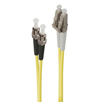 [8898897000] Alogic 1m LC-ST Single Mode Duplex LSZH Fibre Cable 09/125 OS2 - 1 m - LSZH - OS2 - LC - ST - Yellow
