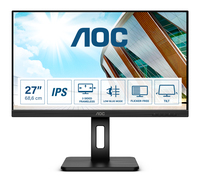 [8778703000] AOC P2 Q27P2Q - 68,6 cm (27 Zoll) - 2560 x 1440 Pixel - Quad HD - LED - 4 ms - Schwarz