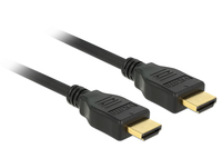 Delock 84713 - 1 m - HDMI Typ A (Standard) - HDMI Typ A (Standard) - 4096 x 2160 Pixel - 18 Gbit/s - Schwarz