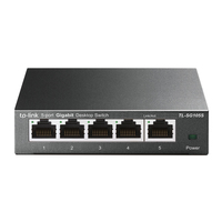 [2436945002] TP-LINK 5-Port 10/100/1000Mbps Desktop Switch - Unmanaged - Gigabit Ethernet (10/100/1000)