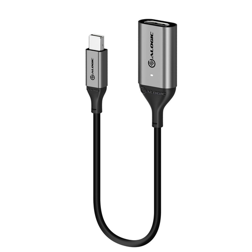 [8897640000] Alogic ULMDPHDA-SGR - 0,2 m - Mini DisplayPort - HDMI - Männlich - Weiblich - Gerade