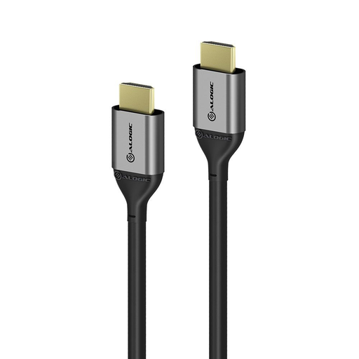 Alogic ULHD02-SGR - 2 m - HDMI Type A (Standard) - HDMI Type A (Standard) - Audio Return Channel (ARC) - Black - Gray