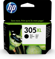 [8522199000] HP 305 XL Schwarz Tintenpatrone 3YM62AE - Original - Ink Cartridge