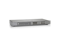 [2852242000] LevelOne 16-Port-Gigabit Ethernet-PoE-Switch - 802.3at PoE+ - 240W - Unmanaged - Gigabit Ethernet (10/100/1000) - Vollduplex - Power over Ethernet (PoE) - Rack-Einbau