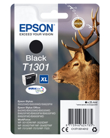 [5172571000] Epson Stag Singlepack Black T1301 DURABrite Ultra Ink - Hohe (XL-) Ausbeute - Tinte auf Pigmentbasis - 25,4 ml - 25,4 ml - 945 Seiten - 1 Stück(e)