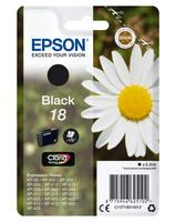 Epson Daisy Singlepack Black 18 Claria Home Ink - Standard Yield - Pigment-based ink - 5.2 ml - 175 pages - 1 pc(s)