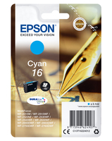 Epson Pen and crossword Singlepack Cyan 16 DURABrite Ultra Ink - Standardertrag - 3,1 ml - 165 Seiten - 1 Stück(e)