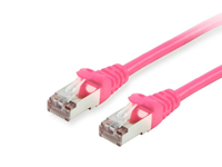 [1939390000] Equip Cat.6 S/FTP Patch Cable - 3.0m - Pink - 3 m - Cat6 - S/FTP (S-STP) - RJ-45 - RJ-45