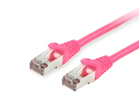 [1939397000] Equip Cat.6 S/FTP Patch Cable - 7.5m - Pink - 7.5 m - Cat6 - S/FTP (S-STP) - RJ-45 - RJ-45