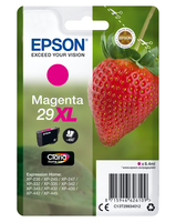 Epson Strawberry Singlepack Magenta 29XL Claria Home Ink - High (XL) Yield - Pigment-based ink - 6.4 ml - 450 pages - 1 pc(s)