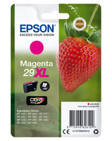 [5172681000] Epson Strawberry Singlepack Magenta 29XL Claria Home Ink - High (XL) Yield - Pigment-based ink - 6.4 ml - 450 pages - 1 pc(s)