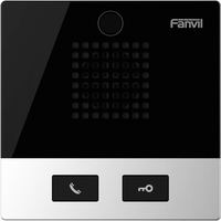[7812594003] Fanvil I10SD - Black - Silver - IP54 - Acrylonitrile butadiene styrene (ABS) - Vertical - Fast Ethernet - 10,100 Mbit/s