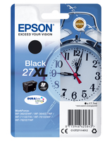 Epson Alarm clock Singlepack Black 27XL DURABrite Ultra Ink - Hohe (XL-) Ausbeute - Tinte auf Pigmentbasis - 17,7 ml - 1100 Seiten - 1 Stück(e)