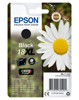 [5172555000] Epson Daisy Singlepack Black 18XL Claria Home Ink - High (XL) Yield - Pigment-based ink - 11.5 ml - 470 pages - 1 pc(s)