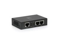 [3615892000] LevelOne PoE Repeater - 2 PoE Outputs - 802.3at/af PoE - Network repeater - 100 m - 10/100Base-T(X) - IEEE 802.3,IEEE 802.3af,IEEE 802.3at,IEEE 802.3u,IEEE 802.3x - Black - Wall