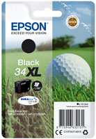 [5304178000] Epson Golf ball Singlepack Black 34XL DURABrite Ultra Ink - Hohe (XL-) Ausbeute - Tinte auf Pigmentbasis - 16,3 ml - 1100 Seiten - 1 Stück(e)