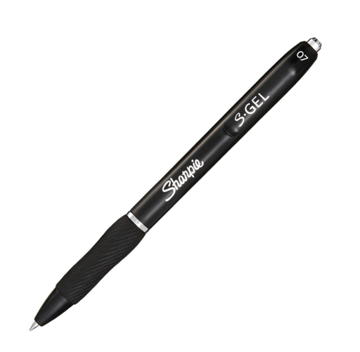 Sharpie S-Gel - Retractable gel pen - Black - Black - Medium - 0.7 mm - Box