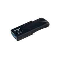 [7753261000] PNY Attache 4 - 128 GB - USB Type-A - 3.2 Gen 1 (3.1 Gen 1) - 80 MB/s - Capless - Black